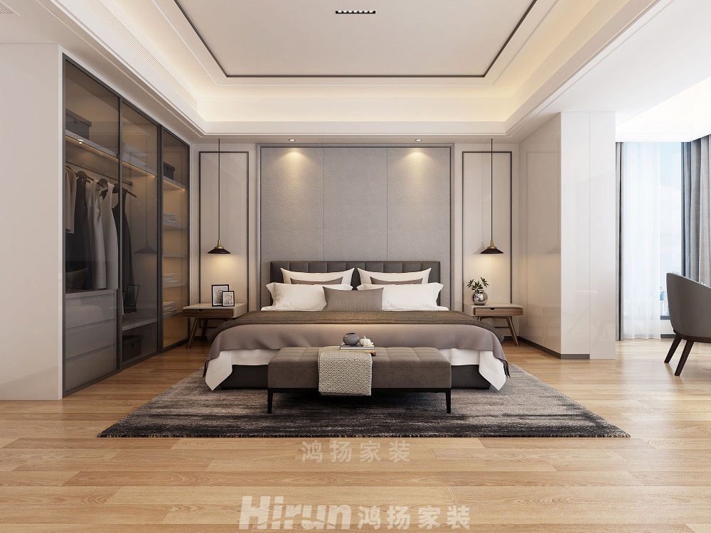 中建江山壹號220㎡雅致現(xiàn)代大平層 裝修案例效果圖-E132497083914977
