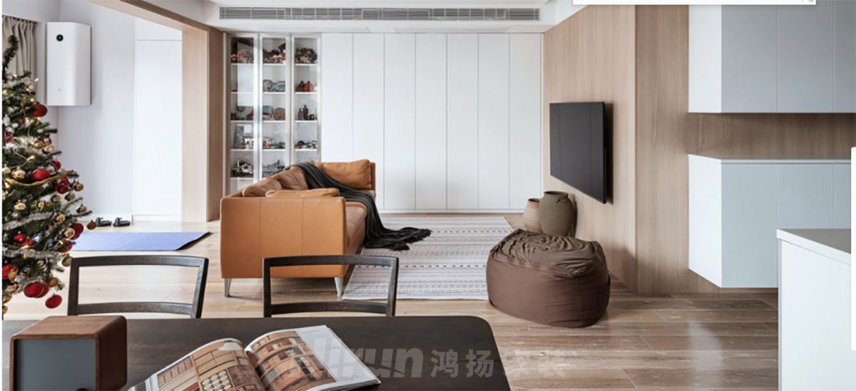 藍(lán)光雍景半島98㎡北歐之光三居室 裝修案例實(shí)景圖-image4