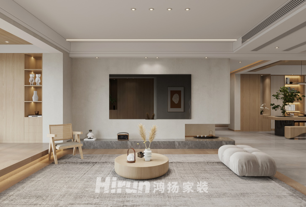 奧園譽湖灣172㎡北歐之光大平層 裝修案例效果圖-3