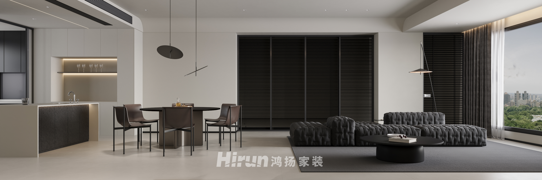 金茂云府175㎡雅致現(xiàn)代大平層 裝修案例效果圖-4