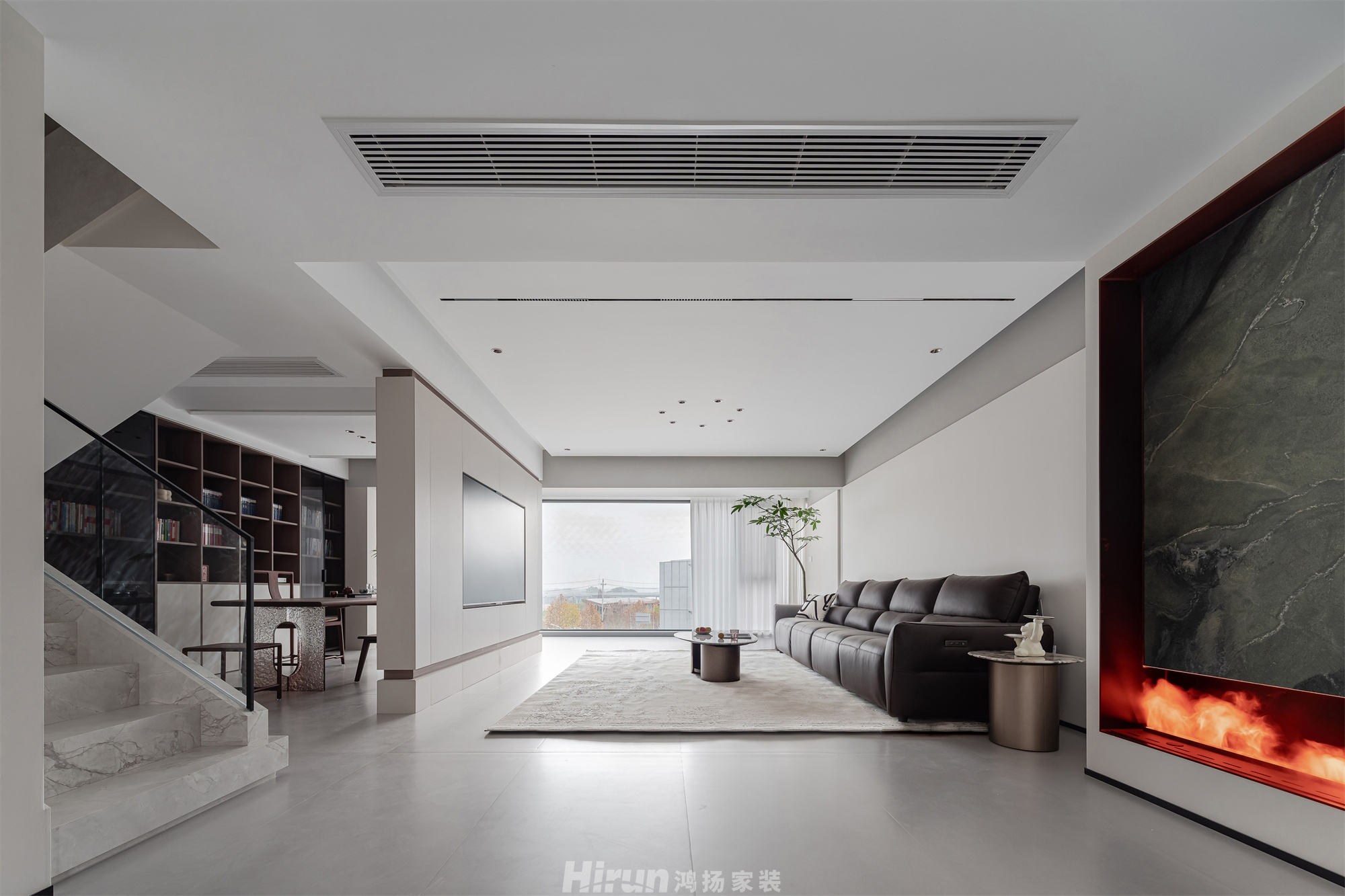 佳兆業(yè)城市廣場(chǎng)200㎡雅致現(xiàn)代五居室 裝修案例實(shí)景圖-1