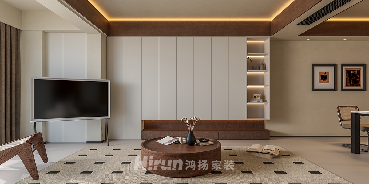 中海譽園140㎡雅致現(xiàn)代四居室 裝修案例實景圖-5